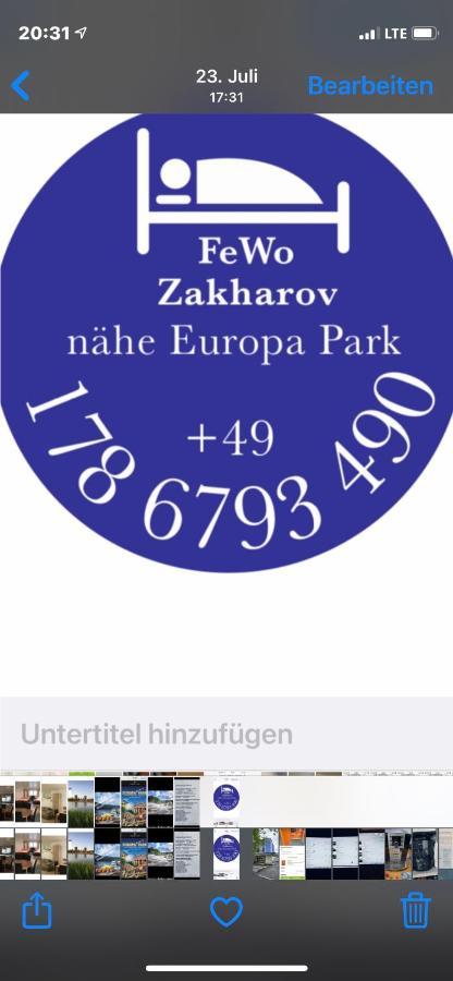 Fewo Zakharov Lahr/Schwarzwald Extérieur photo